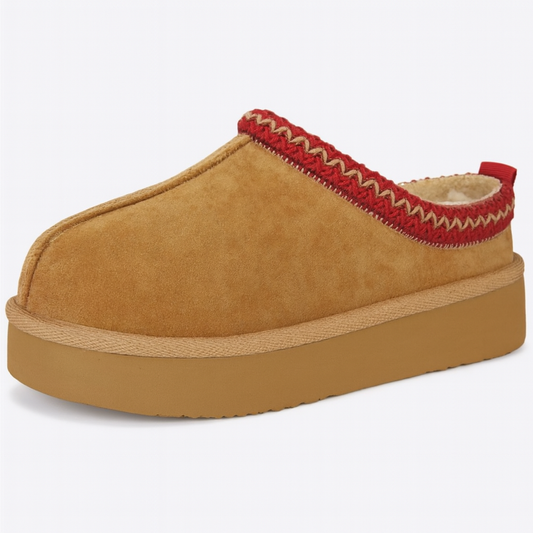 Braided Suede Winter Clogs – Fur-Lined Slip-On Comfort Footwear | The Clog House™